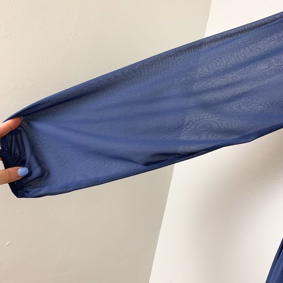 Ceremony by joanna August blue holly wrap dress M - Picture 4 of 8